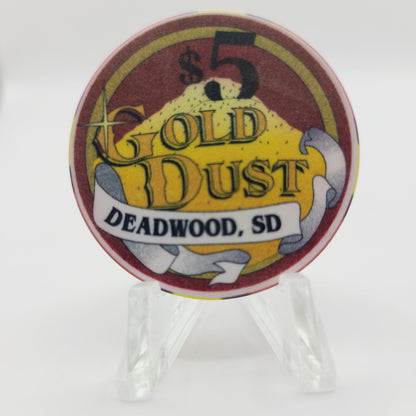 Gold Dust Casino and Hotel Deadwood South Dakota 1999 "Sturgis 2000 58th Anniversary" $5 Casino Chip