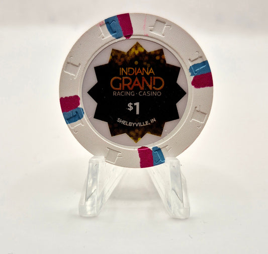 Indiana Grand Hotel Casino Shelbyville Indiana $1 Casino Chip