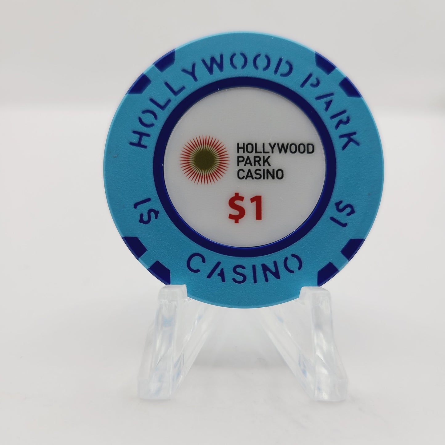 Hollywood Park Card Room Casino Inglewood California $1 Casino Chip