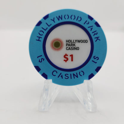 Hollywood Park Card Room Casino Inglewood California $1 Casino Chip