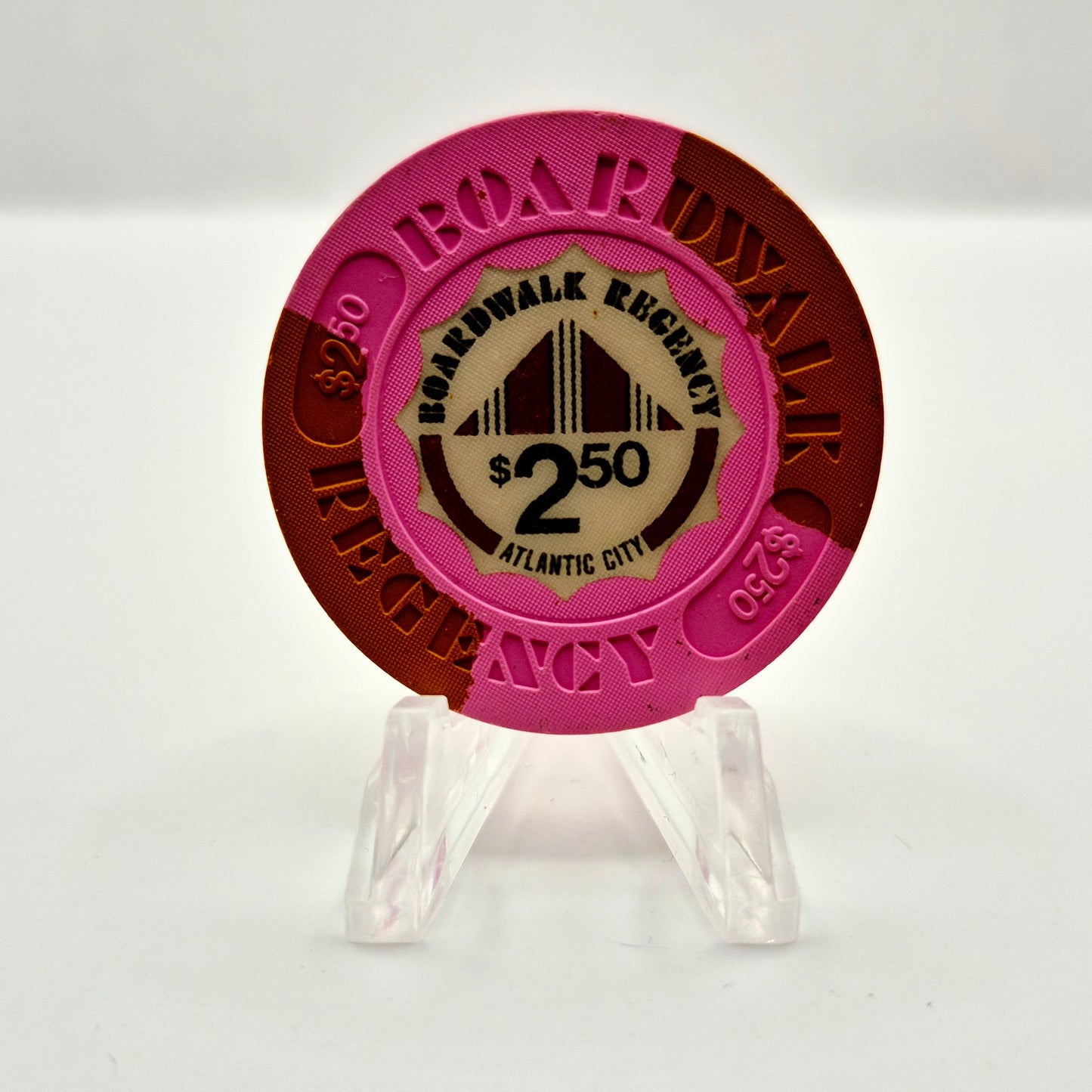 Boardwalk Regency (Caesars) Hotel Casino Atlantic City New Jersey $2.50 Casino Chip CG043794