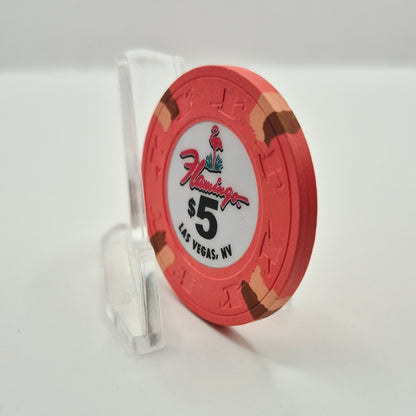 Flamingo Hotel Casino Las Vegas Nevada 2011 $5 Casino Chip D0135