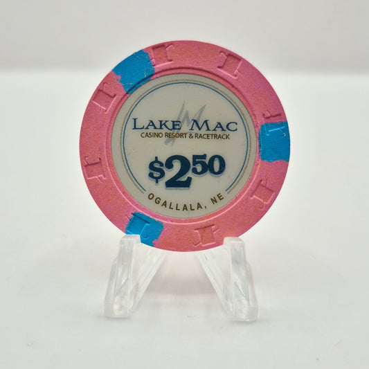 Lake Mac Casino Ogallala Nebraska 2026 $2.50 Casino Chip