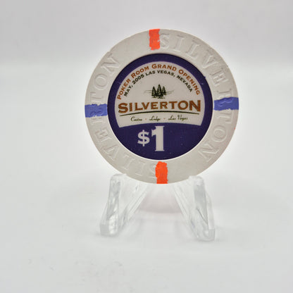 Silverton Hotel Casino Las Vegas Nevada 2007 "Royal Flush" $1 Casino Chip E8976