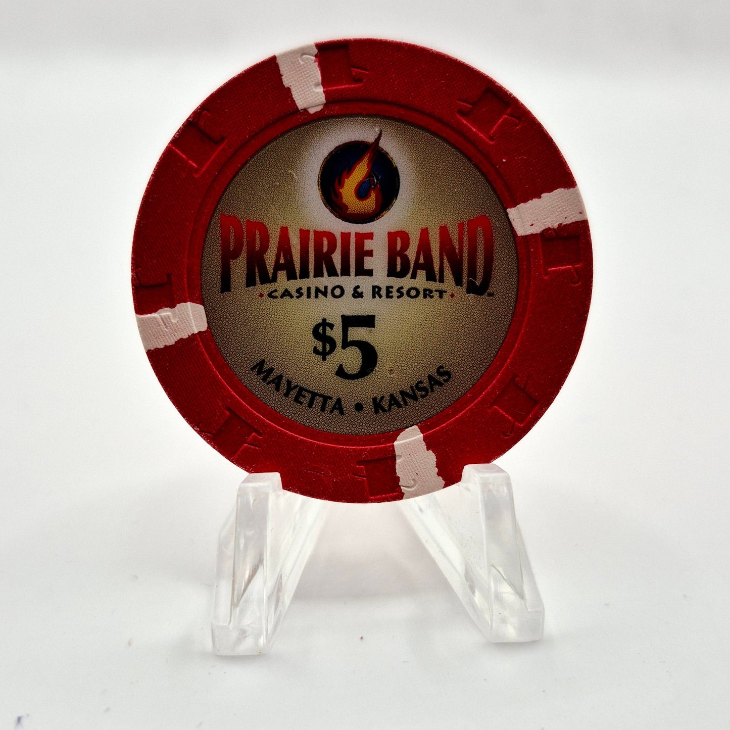 Prairie Band Resort Casino Mayetta Kansas 2021 $5 Casino Chip