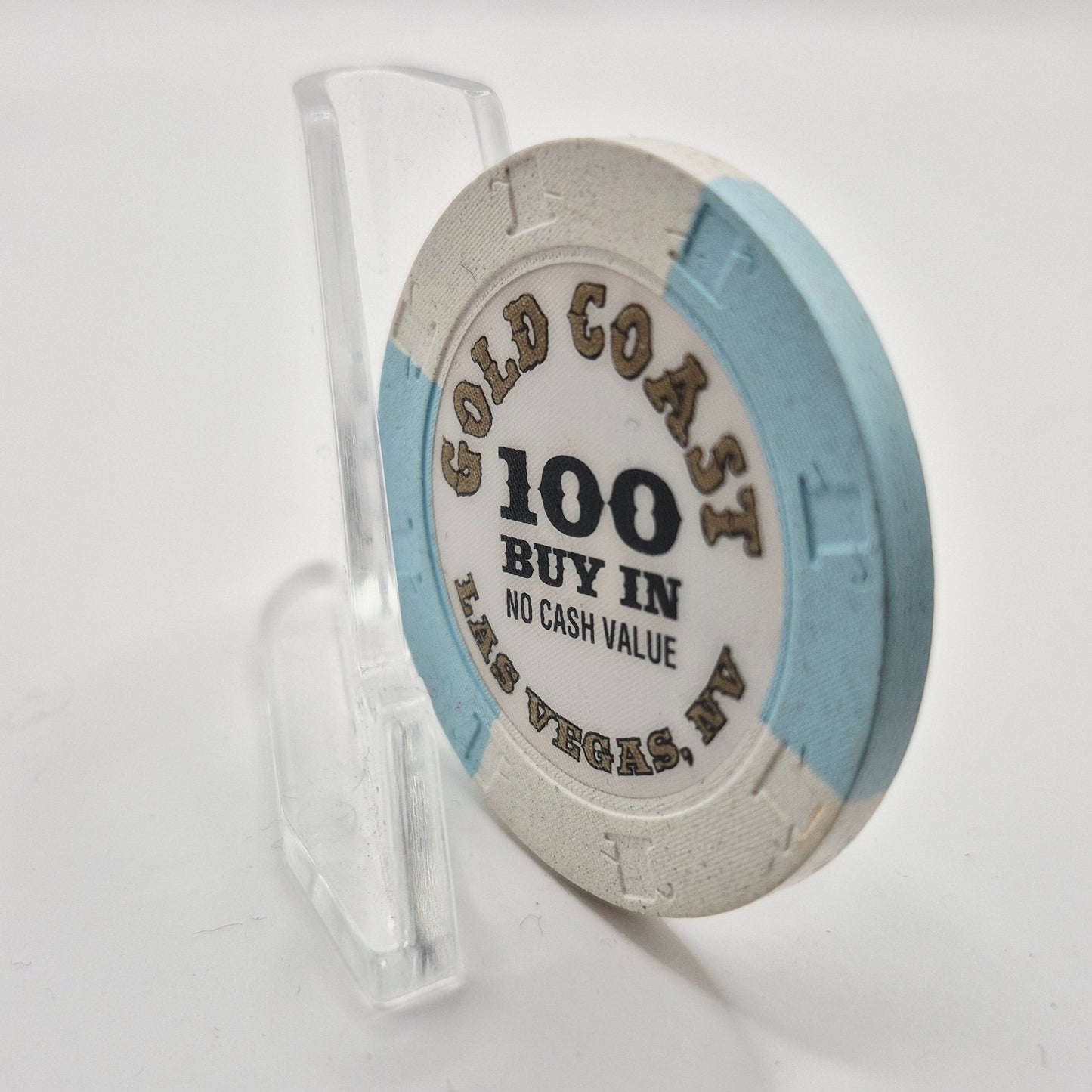 Gold Coast Las Vegas Nevada 1990's $100 Buy In NCV Casino Chip V8576