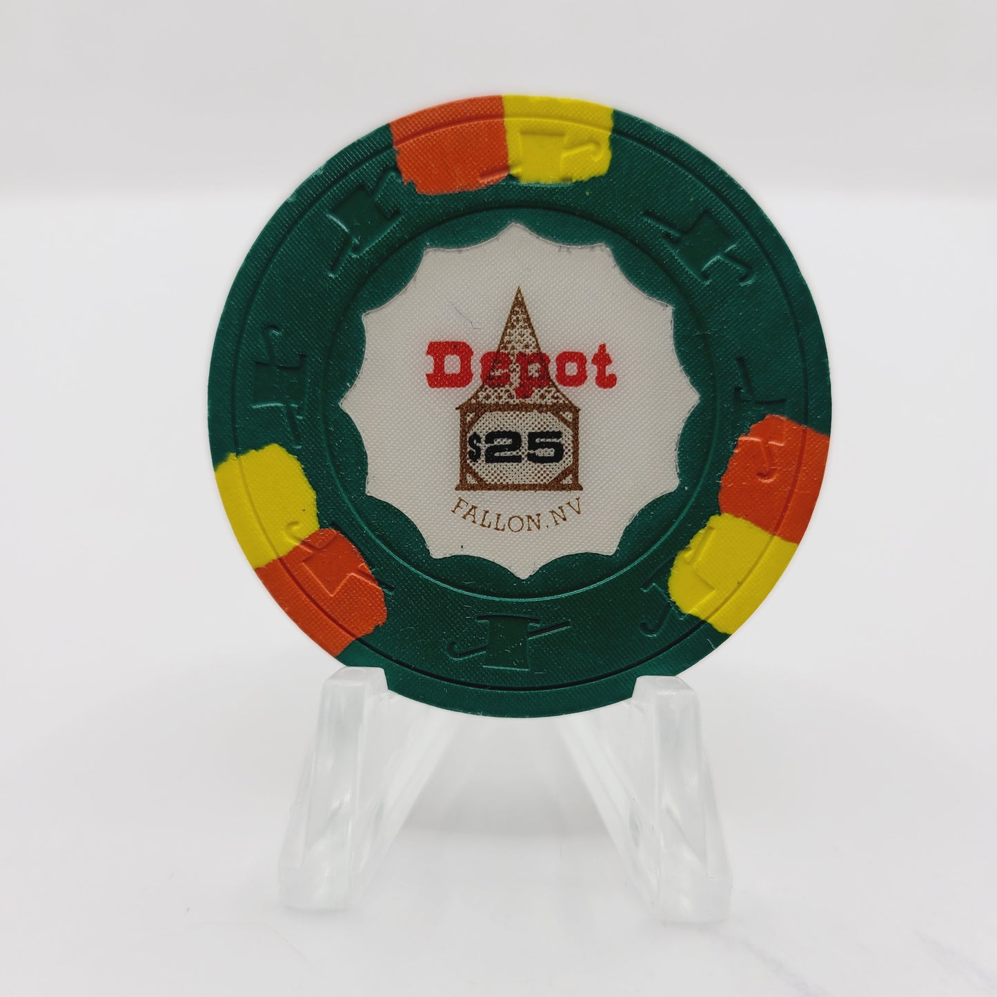 The Depot Casino Fallon Nevada 1987 $25 Casino Chip N2400