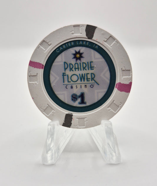 Prairie Flower Casino Carter Lake Iowa 2025 $1 Casino Chip