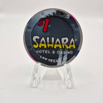 Sahara Hotel Casino Las Vegas Nevada 2004 $1 Casino Chip E3431