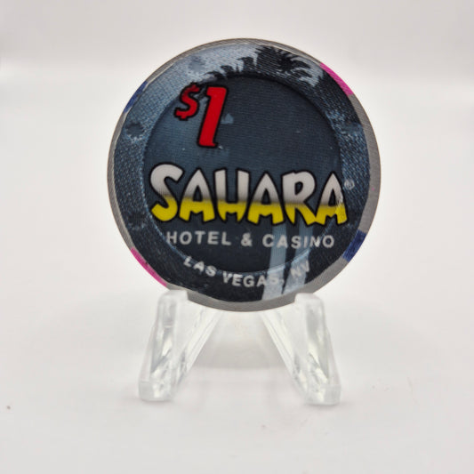 Sahara Hotel Casino Las Vegas Nevada 2004 $1 Casino Chip E3431
