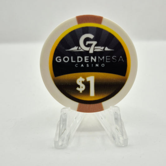 Golden Mesa Casino Guymon Oklahoma 2019 $1 Casino Chip
