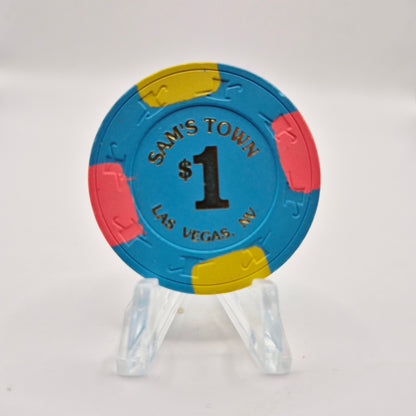 Sam's Town Hotel Casino Las Vegas Nevada 1998 $1 Casino Chip V1459