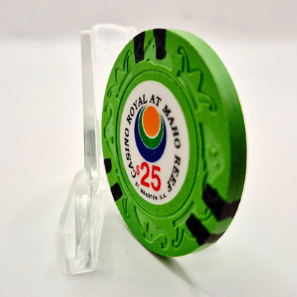 Casino Royale Maho Reef St Maarten $25 Casino Chip CG081590 *SHARP