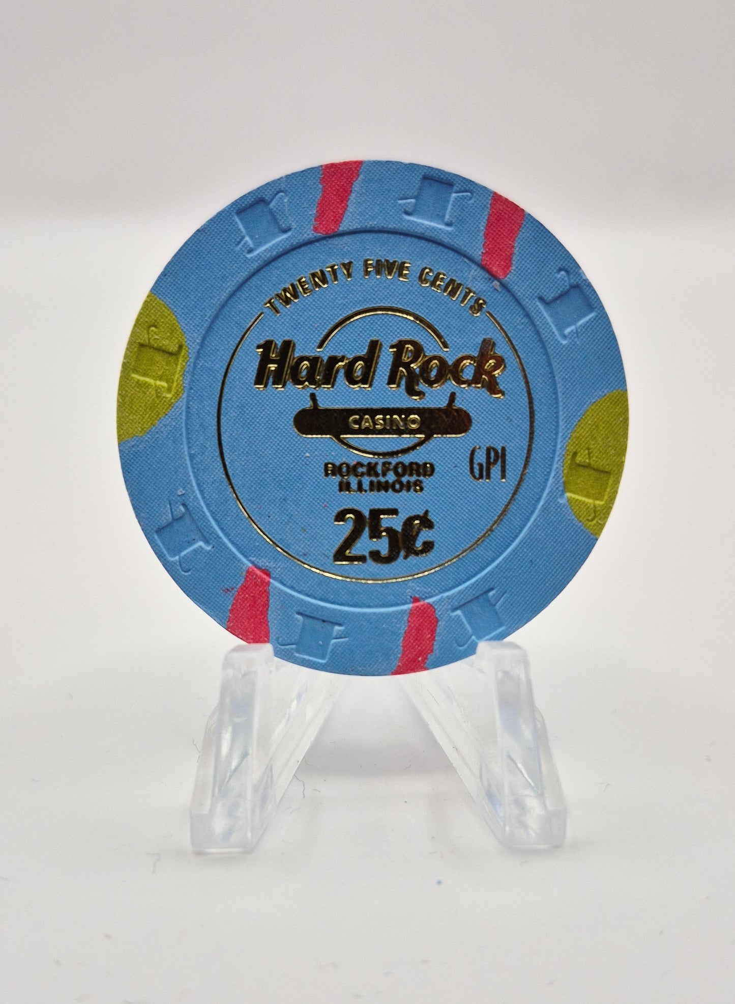 Hard Rock Hotel Casino Rockford Illinois $.25 Casino Chip