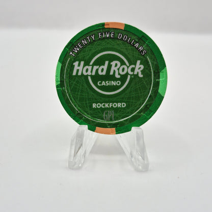 Hard Rock Casino Rockford Illinois 2025 1st Anniversary 'Sock Monkey' $25 Casino Chip
