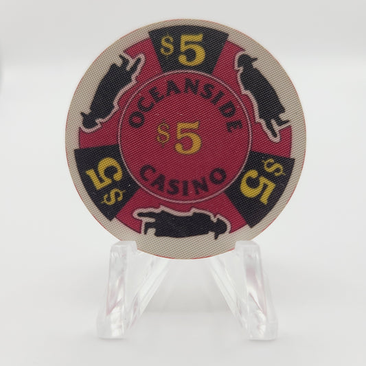 Oceanside Casino Moscow Russian Federation $5 Casino Chip CG117186