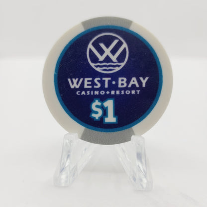 West Bay Casino Kingsston Oklahoma $1 Casino Chip