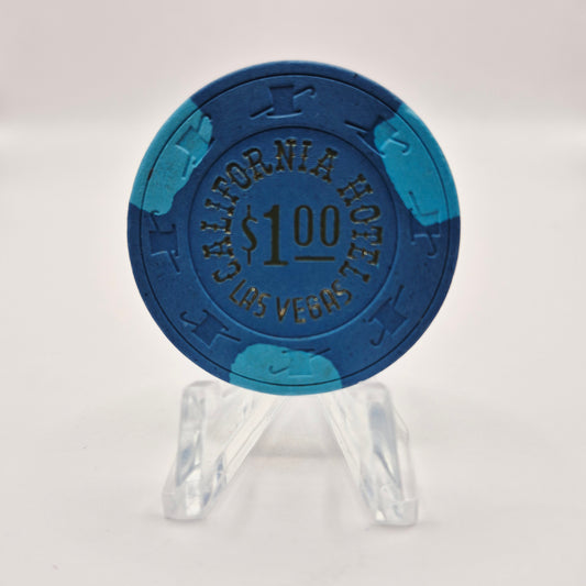 California Hotel Casino Las Vegas Nevada 1998 $1 Casino Chip N1414