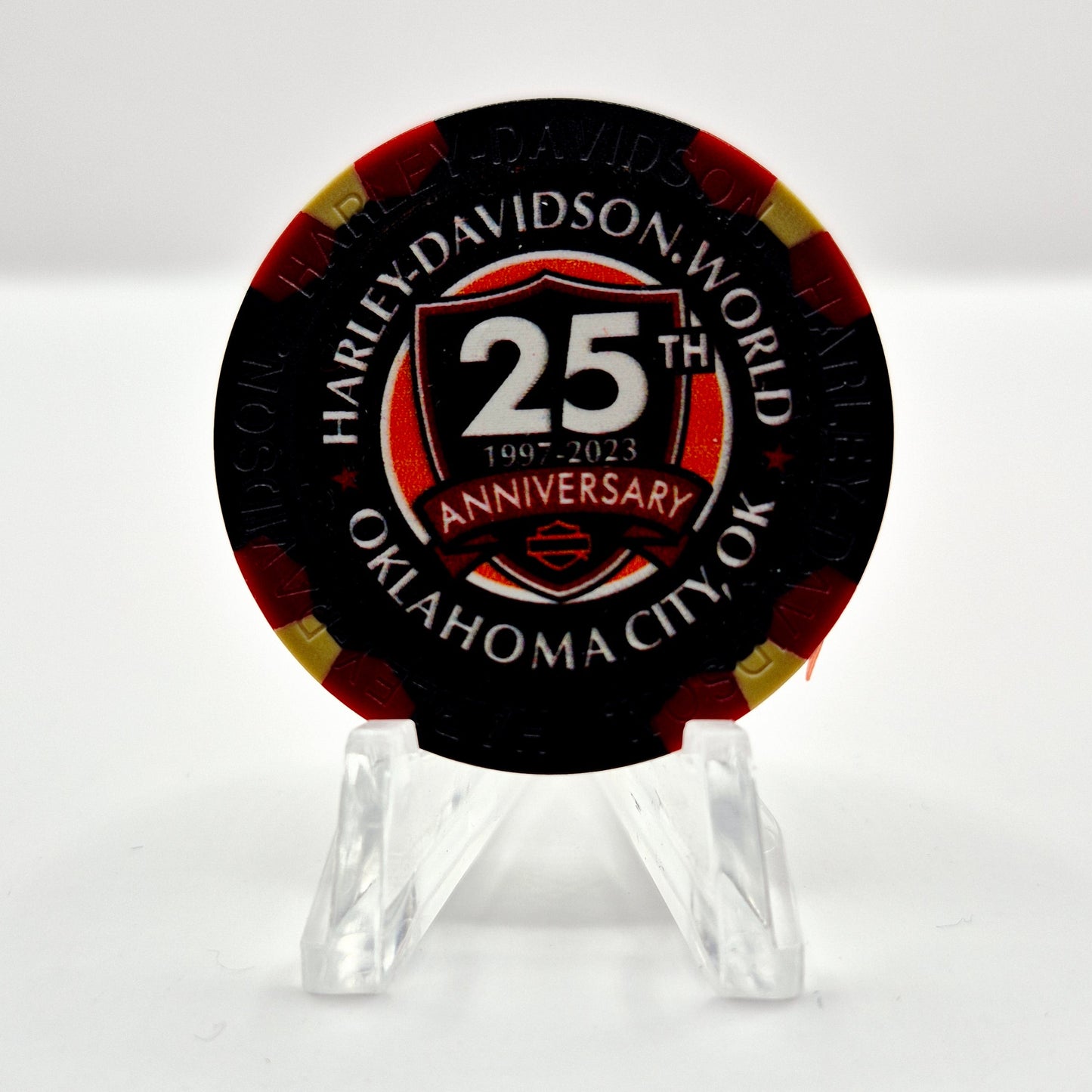 Harley-Davidson World Oklahoma City Oklahoma 'ANNIVERSARY CHIP'