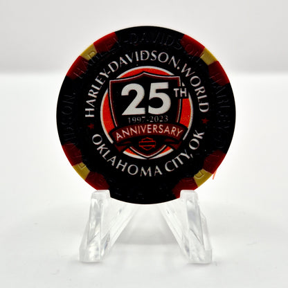 Harley-Davidson World Oklahoma City Oklahoma 'ANNIVERSARY CHIP'
