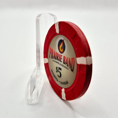 Prairie Band Resort Casino Mayetta Kansas 2021 $5 Casino Chip