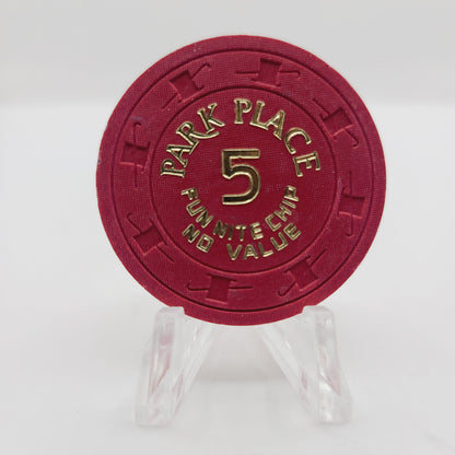 Bally's Park Place Hotel Casino Atlantic City New Jersey 1979 NCV Fun Nite 5  Casino Chip