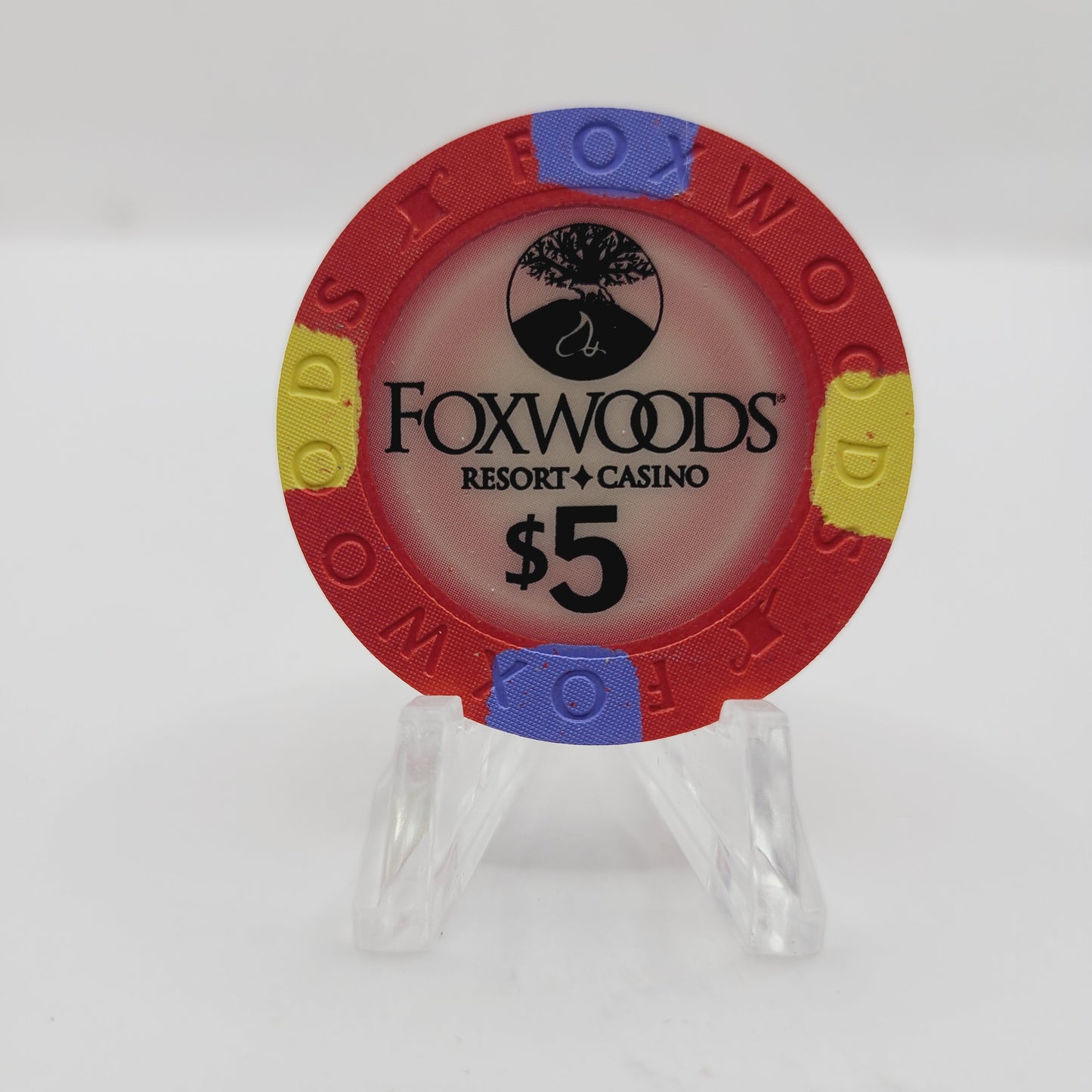 Foxwoods Resort Casino Ledyard Connecticut 2015 "Frank Sinatra's 100th Birthday" $5 Casino Chip