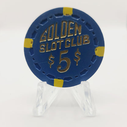 Golden Slot Club Las Vegas Nevada 1955 $5 Casino Chip N1735
