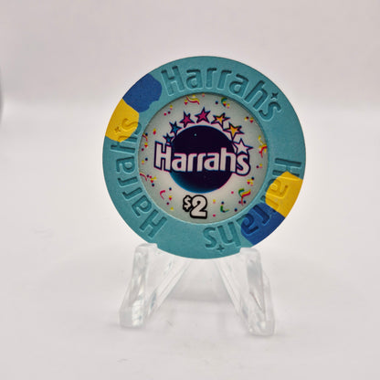 Harrah's Hotel Casino Las Vegas Nevada 2004 $2 Casino Chip E3435