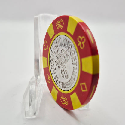 Searchlight Nugget Casino Searchlight Nevada 1980 $5 Casino Chip N2135