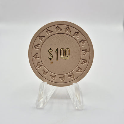 Tonopah Club Casino Tonopah Nevada 1969 $1 Casino Chip N3379