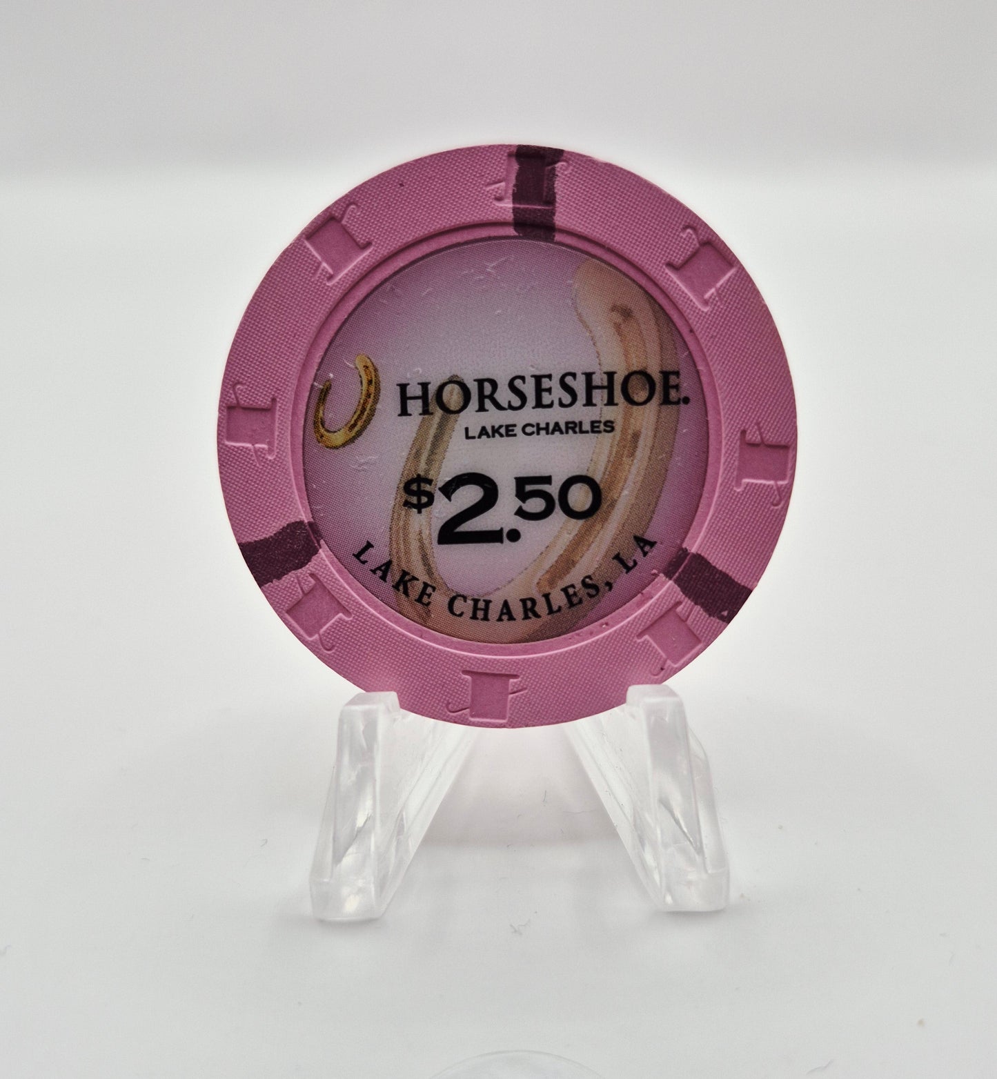 Horseshoe Hotel Casino Lake Charles Louisiana 2022 $2.50 Casino Chip
