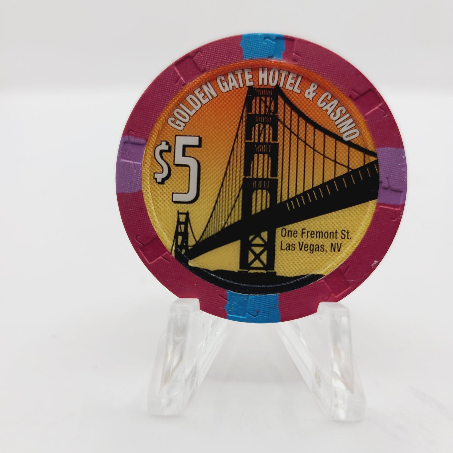 Golden Gate Hotel Casino 2003 $5 Casino Chip V4343