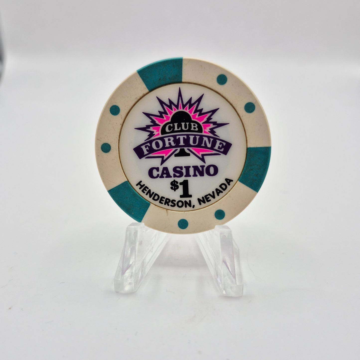 Club Fortune Casino Henderson Nevada 2003 $1 Casino Chip E0276