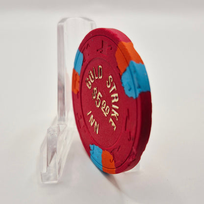 Gold Strike Inn Casino Boulder City Nevada 1994 $5 Casino Chip N2411 *Circulated