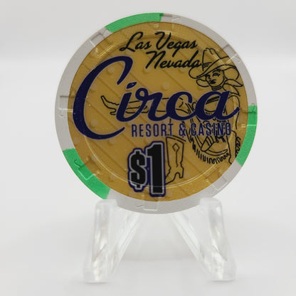 Circa Casino Las Vegas Nevada 2020 $1 Casini Chip  D3113 **UNC
