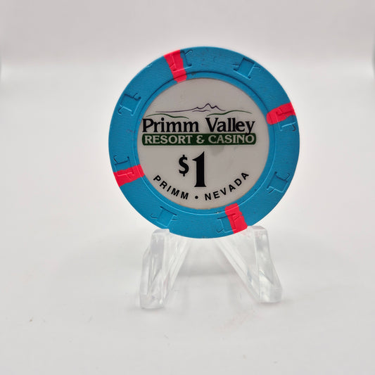 Primm Valley Resort & Casino Primm Nevada 1997 $1 Casino Chip V1331