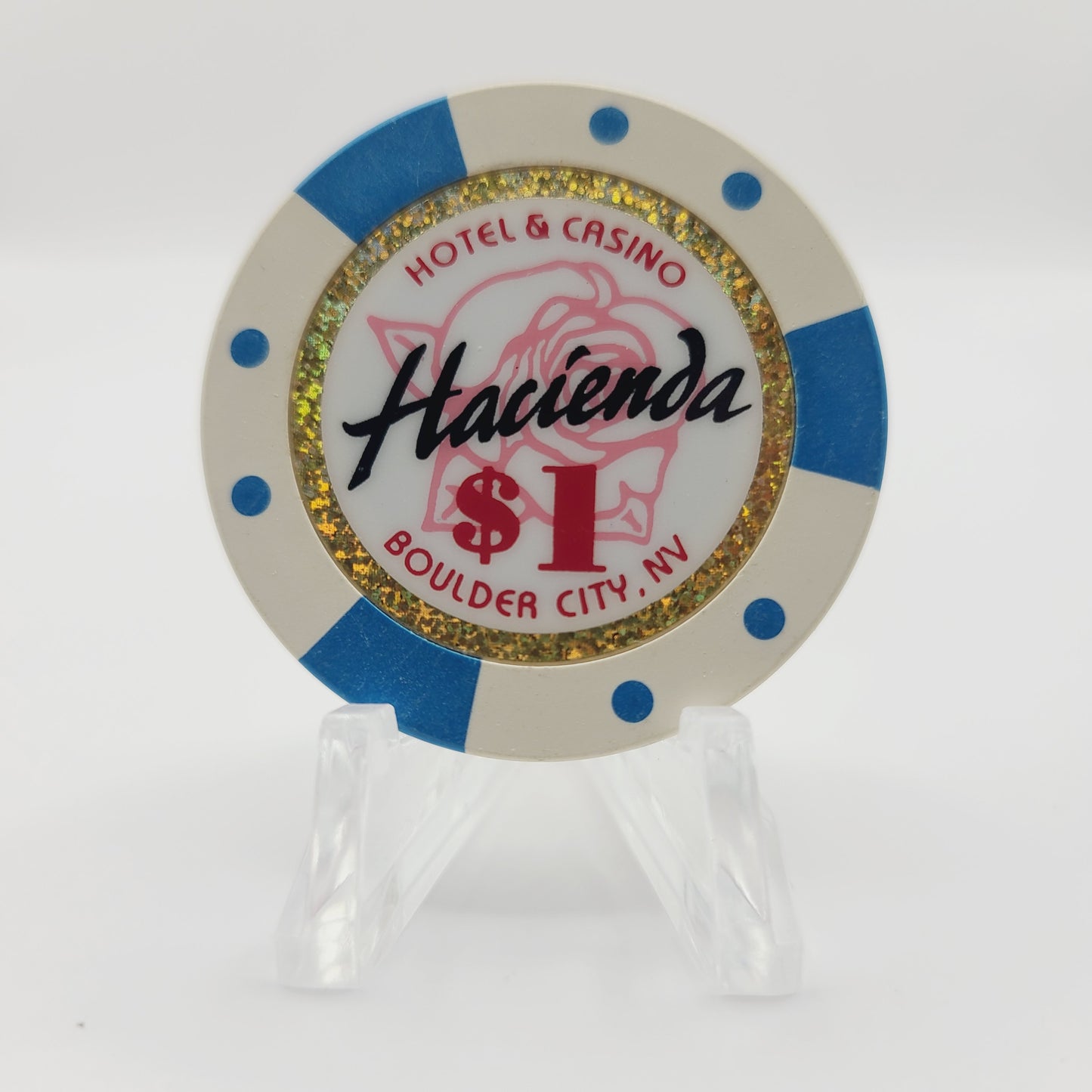 Hacienda Hotel Casino Boulder City Nevada 1999 $1 Casino Chip V4410