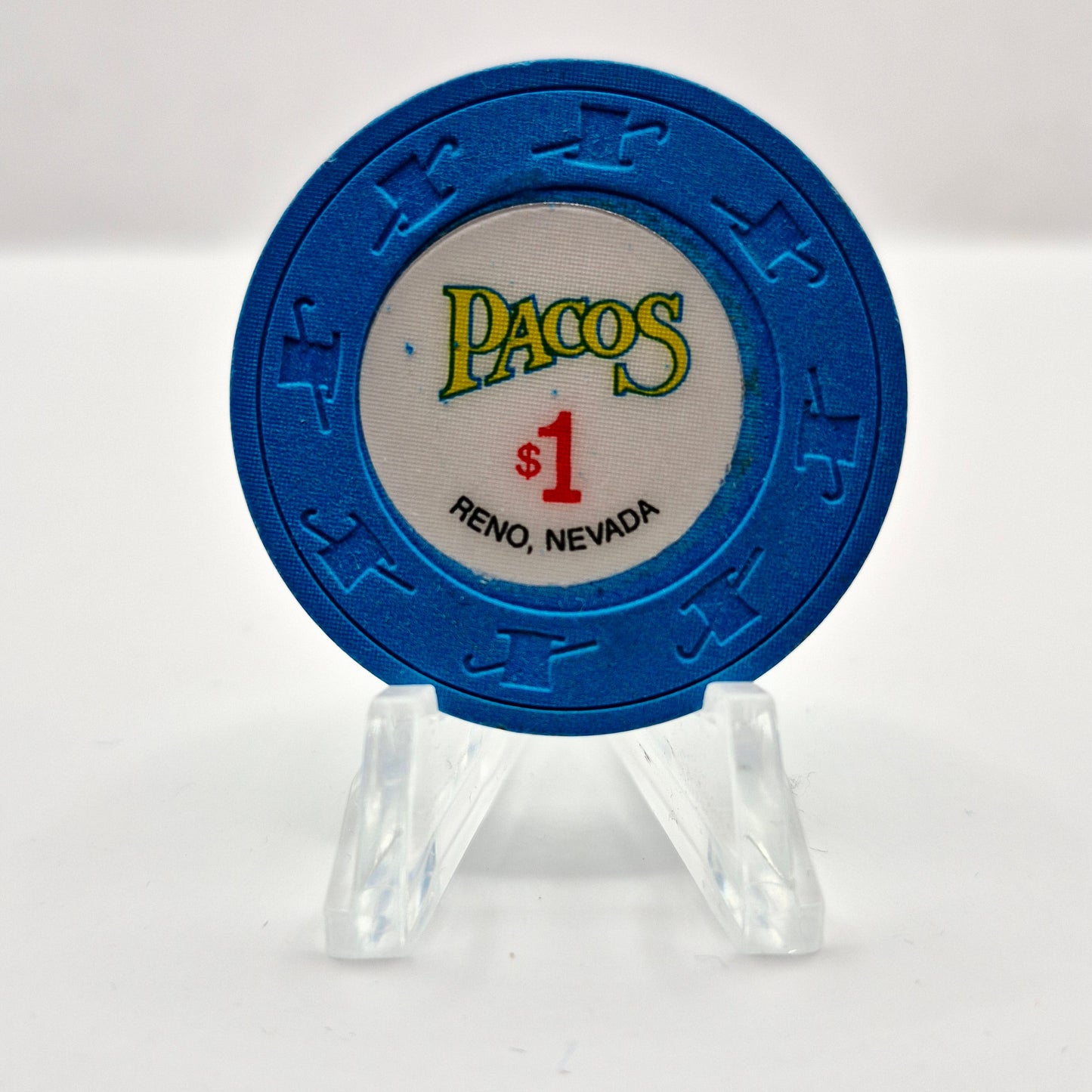 Pacos Casino Reno Nevada $1 Casino Chip 1989 N5428