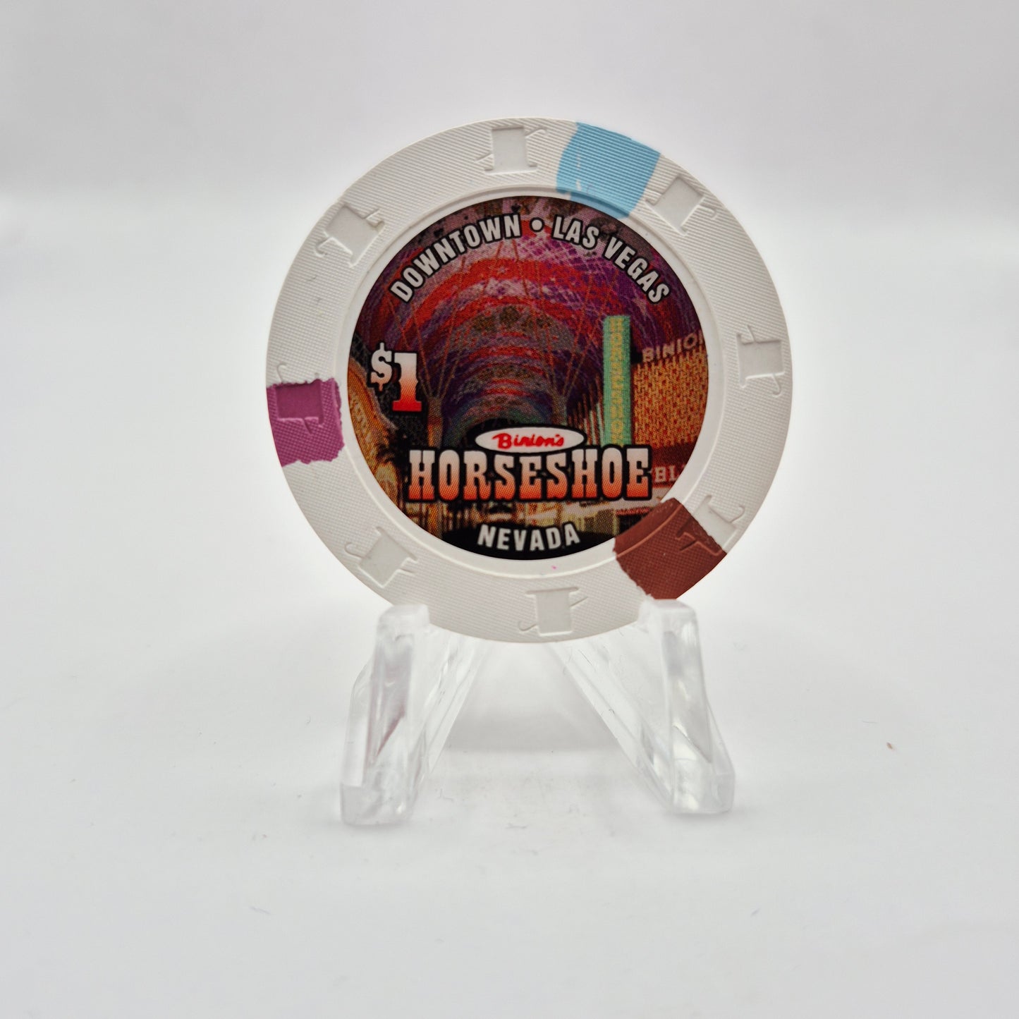 Horseshoe Club Binion's Las Vegas Nevada 2004 $1 Casino Chip E3133