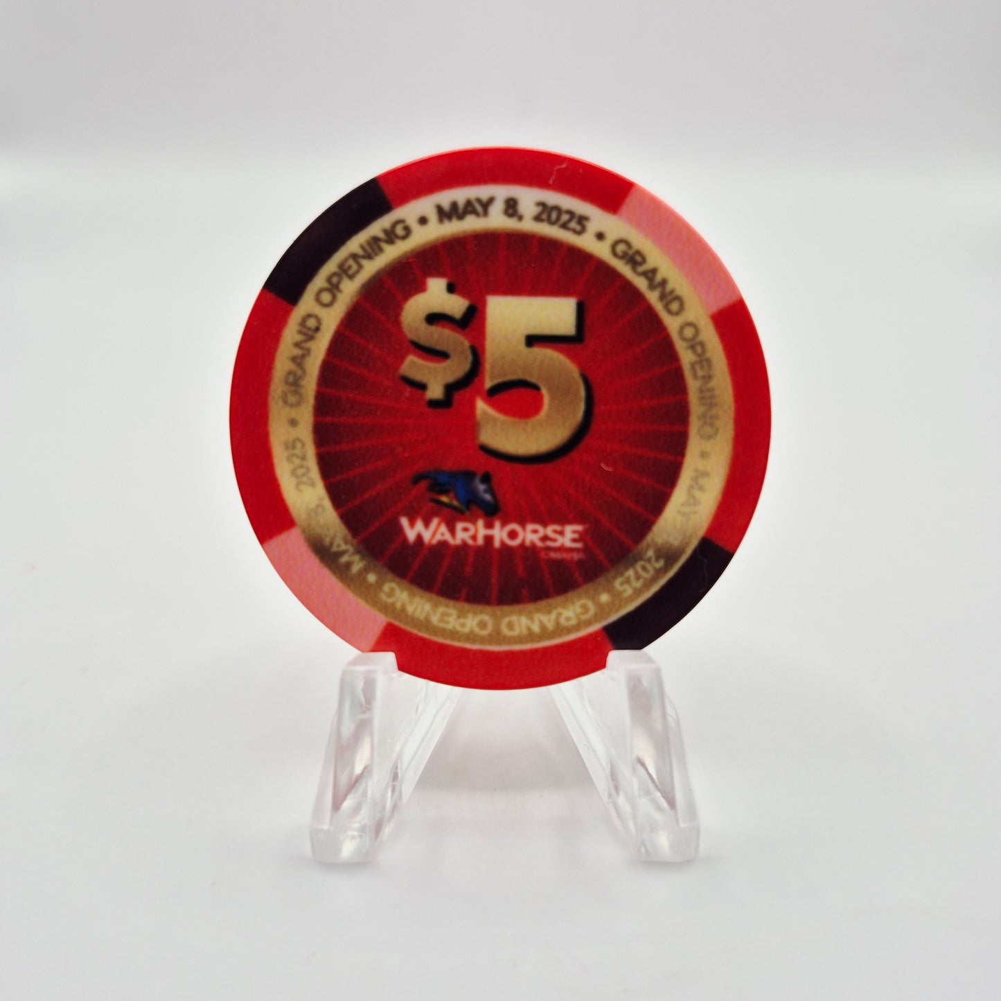 WarHorse Casino Omaha Nebraska "Grand Opening" $5 Casino Chip