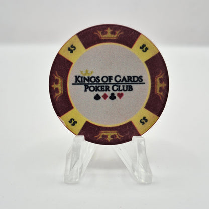 Kings of Cards Poker Club Houston Texas 2021 $5 Casino Chip