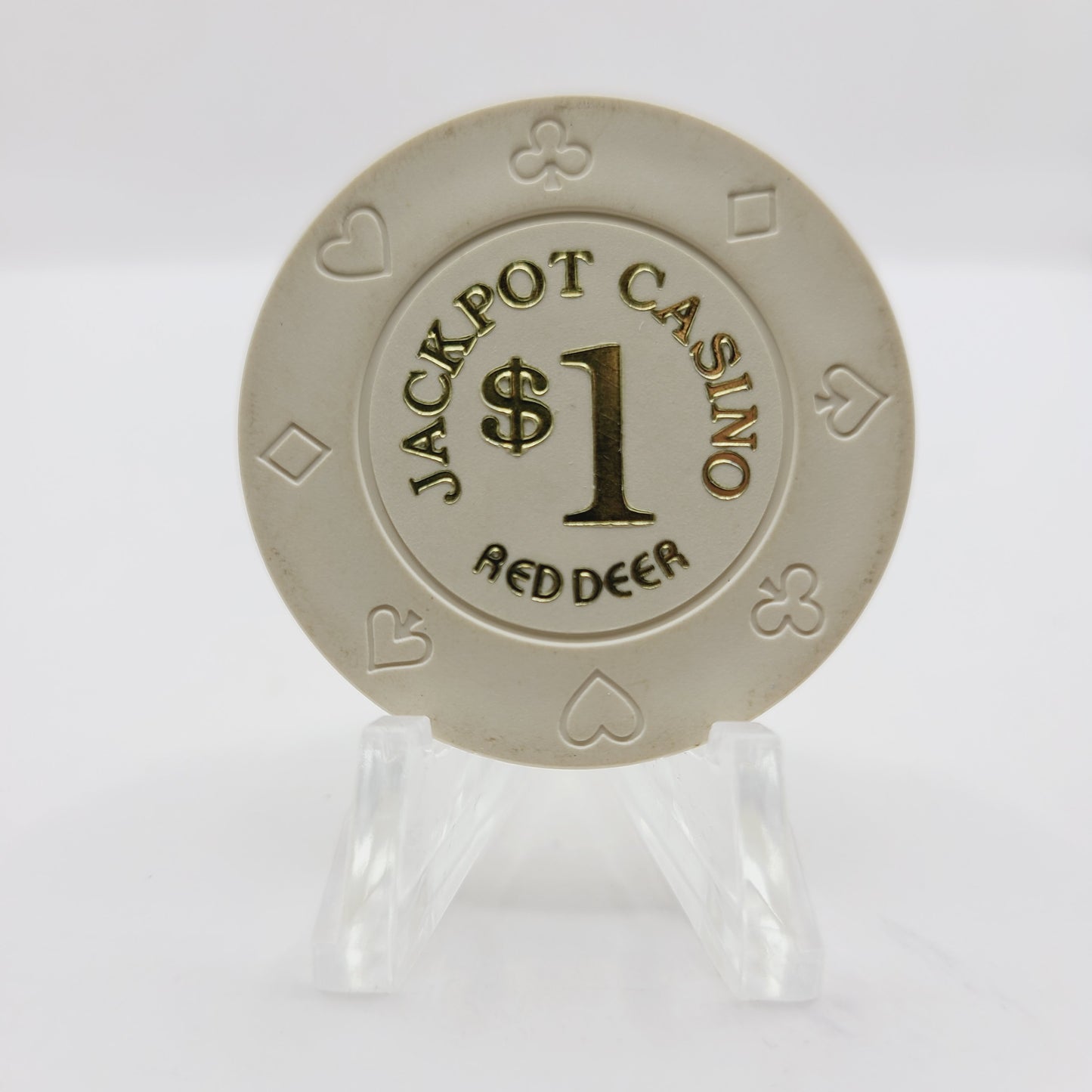 Jackpot Casino Red Deer Alberta Canada $1 Casino Chip