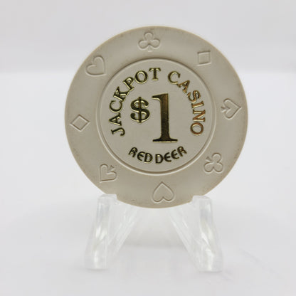 Jackpot Casino Red Deer Alberta Canada $1 Casino Chip