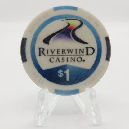 Riverwind Hotel Casino Norman Oklahoma $1 Casino Chip