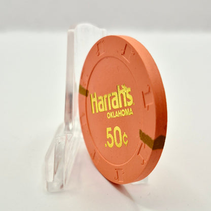 Harrah's Oklahoma Casino Chandler Oklahoma 2026 $.50 Casino Chip