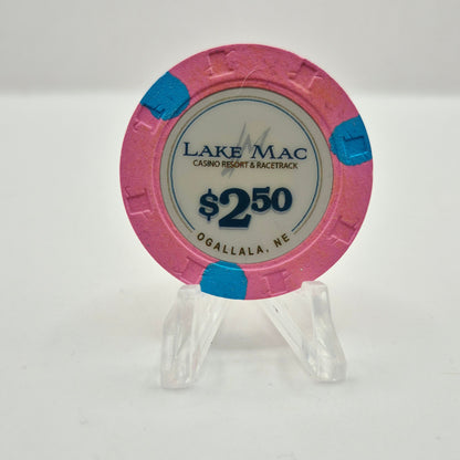 Lake Mac Casino Ogallala Nebraska 2026 $2.50 Casino Chip