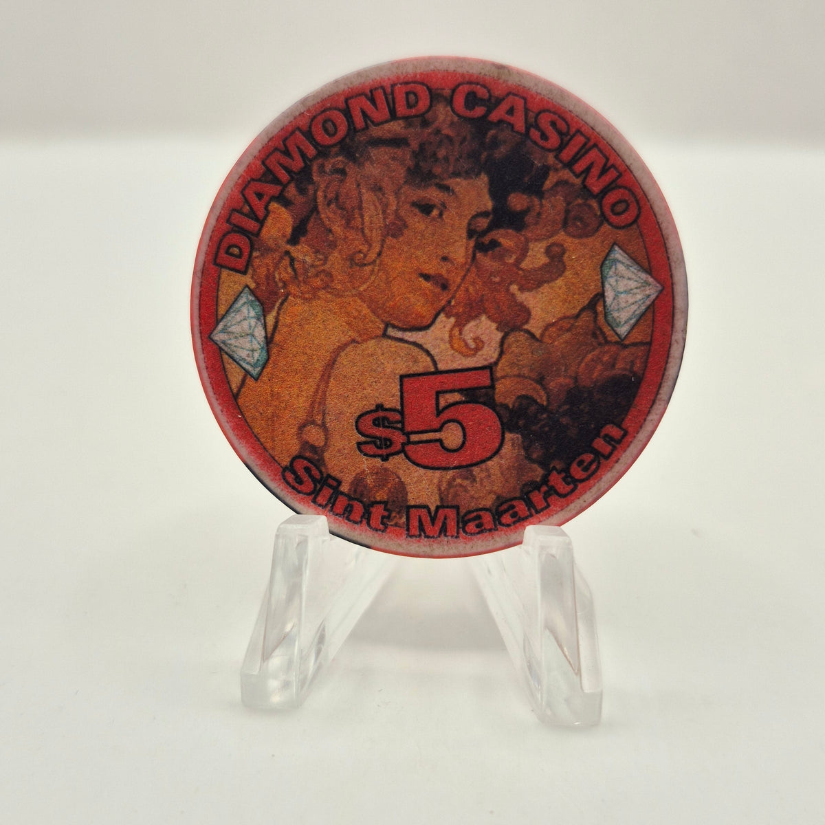 Diamond Casino Phillipsburg St Maarten $5 Casino Chip