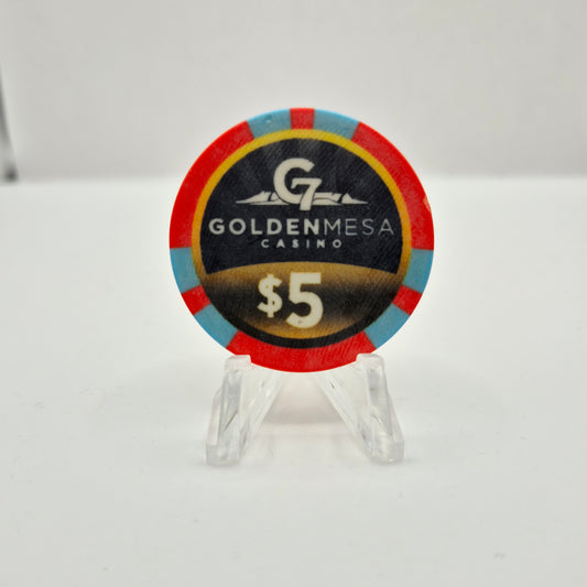 Golden Mesa Casino Guymon Oklahoma 2019 $5 Casino Chip
