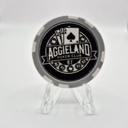 Aggieland Poker Club College Station Texas 2025 $1 Casino Chip